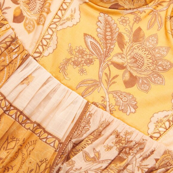 Zimmermann Lucky bandana-print cotton-voile midi dress - Picture 4 of 13